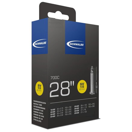 SCHWALBE Duša SV15 700x18/28C FV 60mm (18/28-622) 105g