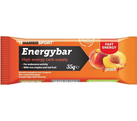 NAMEDSPORT Tyčinka ENERGYBAR broskyňa 35g