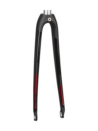 Trek Domane AL 700c Rigid Fork - Čierna/Viper Red