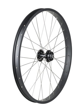 Trek Kids' 28 Hole 24" 6-Bolt Disc Wheel - Saténová čierna