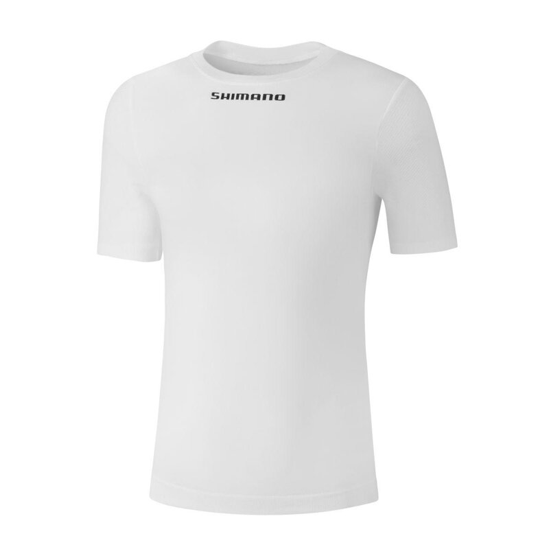 SHIMANO Tričko VERTEX SS BASE LAYER biele