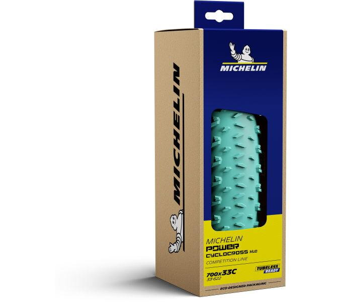 MICHELIN Plášť POWER Cyclocross MUD 700x33C (33-622) 390g 3x120TPI TLR čierno/zelený