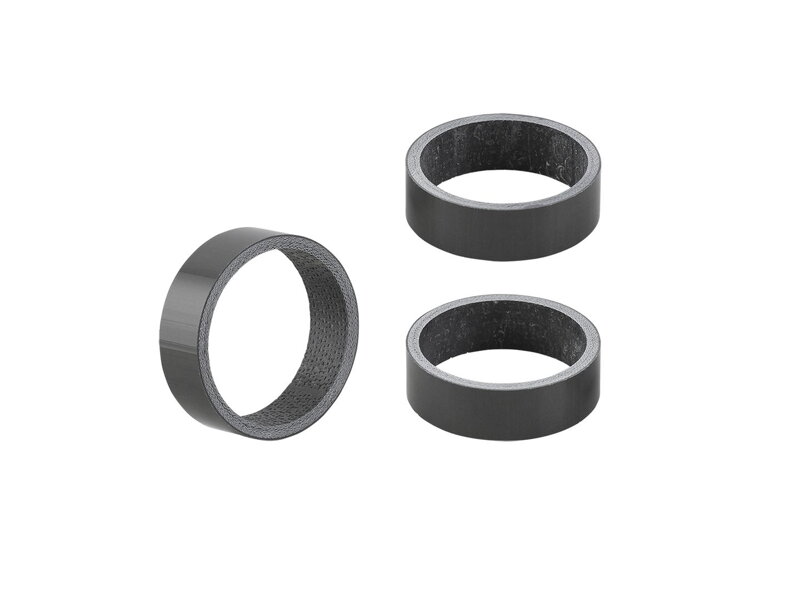 Bontrager 10mm Carbon Headset Spacer - 3 Pack - Karbónová