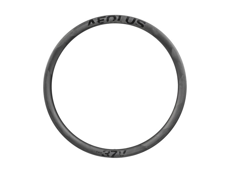 Bontrager Aeolus Pro 37V 700c TLR Disc Road Rim - Čierna