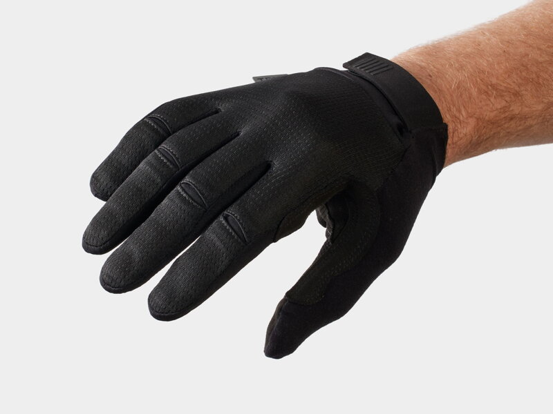 Trek Cyklistické rukavice Circuit Full Finger Twin Gel Unisex Cycling Glove - Čierna