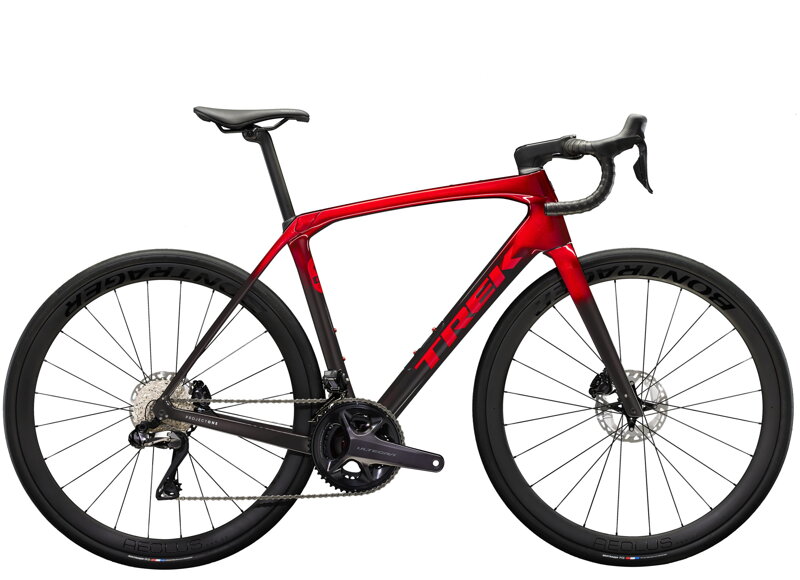 Trek Domane SLR 7 Gen 4 - Metallic Red Smoke to Red Carbon Smoke